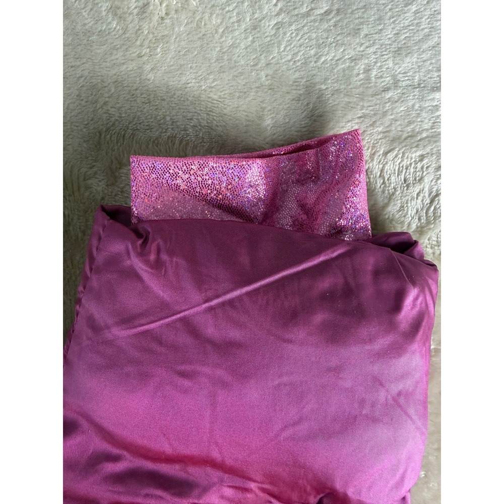Champion Girls Puffer Jacket Magenta Pink Faux Fur Lined Hooded XL 14-16 NEW - Picture 17 of 17